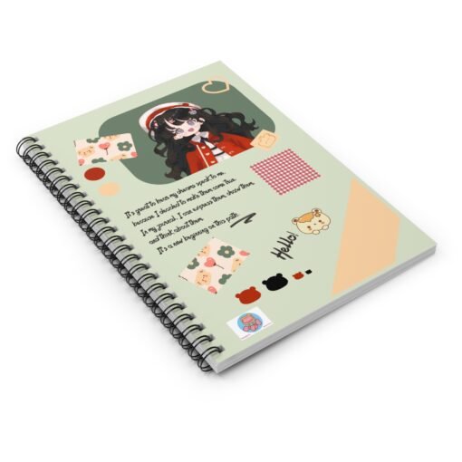 Cute Spiral Notebook - Self-Expression & Creativity Journal - Image 3
